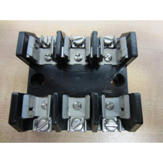 Bussmann IBROO6 IBR006 Fuse Block 3 Pole 250V 30A - Used