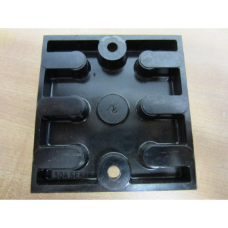 Bussmann IBROO6 IBR006 Fuse Block 3 Pole 250V 30A - Used