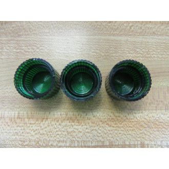 Square D 9001-G7 Green Lens Cover 9001G7 85772 (Pack of 3) - Used