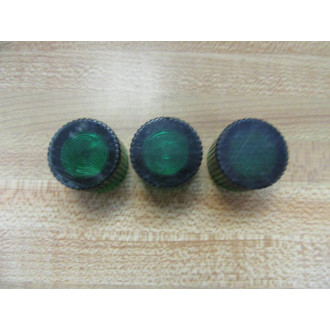 Square D 9001-G7 Green Lens Cover 9001G7 85772 (Pack of 3) - Used