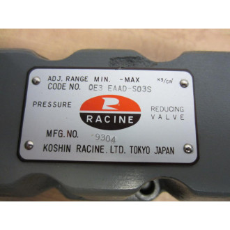Racine 0E3 EAAD-S03S Reducing Valve  9304 - New No Box