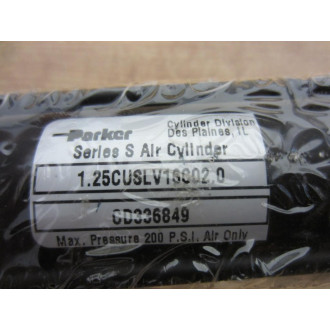 Parker 1.25CUSLV16C02.0 Pneumatic Cylinder 125CUSLV16C020 - New No Box
