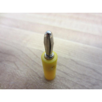 Voltrex 852-Y 852Y Insulated Banana Plug (Pack of 2) - New No Box