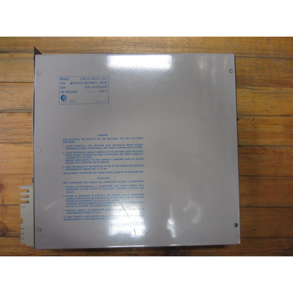 Comau 1X40120-AC 1X40120AC 10905280 Rev 006 Servo Drive - Used