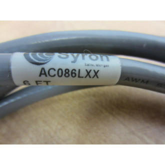 Syron AC086LXX Cable Assembly 6FT 7 Pin MaleFemale - Used