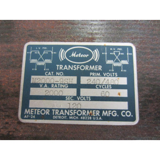 Meteor Transformer M2000-9SH Transformer 240480 - Used
