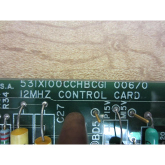 General Electric 531X100CCHBCGI 0060 Circuit Board 12MHZ - Refurbished