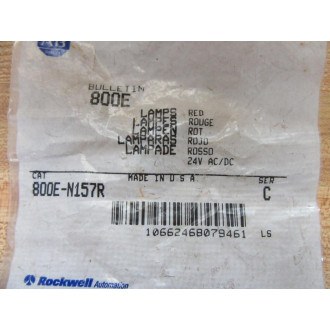 Allen Bradley 800E-N157R Miniature Lamp Light Bulb 24VACDC
