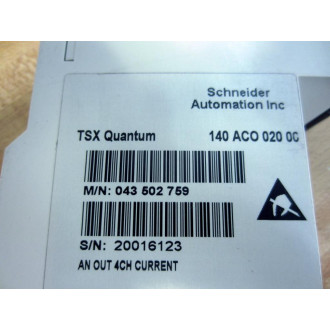Schneider Automation 140ACO02000 Output Module - Used
