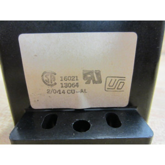 16021 Power Terminal Block 13064 20-14 CU-AL - Used
