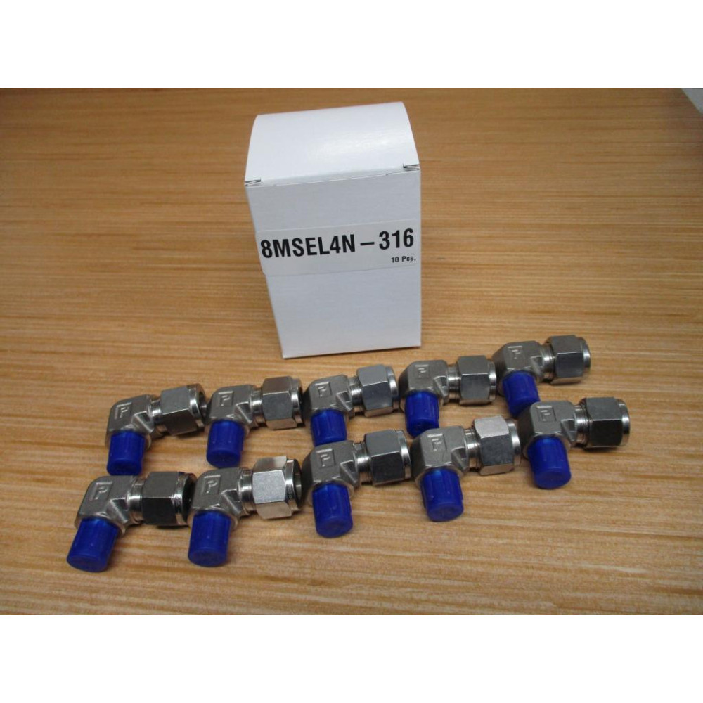 Parker 8MSEL4N-316 A-Lok Compression Elbow 8MSEL4N316 (Pack of 10) Parker 8MSEL4N-316 A-Lok Compression Elbow 8MSEL4N316 (Pack of 10)