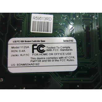 0494-1125-02-26A-0223 Fax Modem 1125A - Used