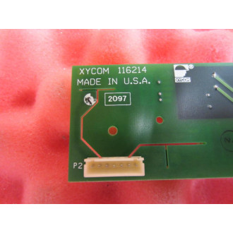 Xycom 116230-001 Circuit Board 116214 2097 A 631942 - Used