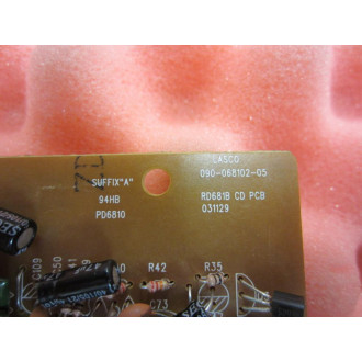 Lasco 090-068102-05 Circuit Board RD681B CD PCB - Used