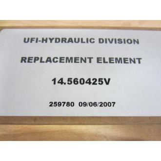 UFI 14.560425V 14560425V Hydraulic Division Filter 259780