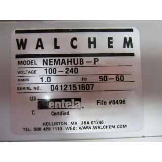 Walchem NEMAHUB-P Nema Hub  NEMAHUBP - Used