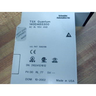 Schneider Electric 140-DAI-553-00 Input Module 140DAI55300 - Used