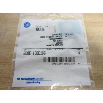 Allen Bradley 800E-13BE166 Legend Unit Ser A