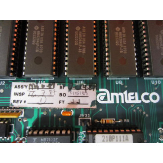 Amtelco 210C031-E Circuit Board Rev D - Used
