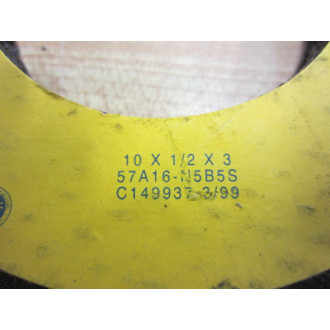 Norton 57A16-N5B5S Grinding Wheel 10 X 12 X 3 - New No Box