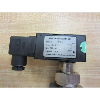 Honsberg UM3K-040GM460 UM3K040GM460 Flow Switch 1-12" - New No Box