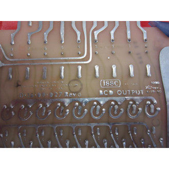 ISSC D-16-09-027 Circuit Board Rev. G D1609027 - Used