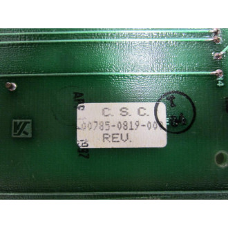 C.S.C. 00785-0819-000 Keyboard 161998 - Used