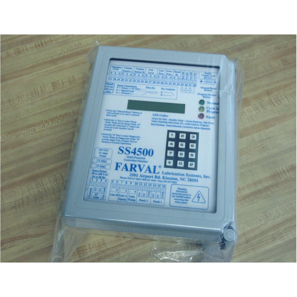 Farval SS4500 Multi-Function ControllerMonitor SC400 - New No Box Farval SS4500 Multi-Function ControllerMonitor SC400 - New No Box