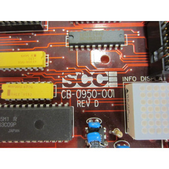 SCC CB-0950-001 Circuit Board Rev D - Used