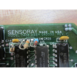 Sensoray 7408 Circuit Board 040032 Rev. C - Used