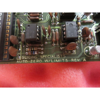Slicing Specialist AUTO ZERO With Limits Rev. A - Used