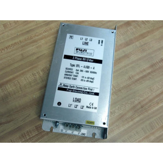 Fuji EFL-4.0G9-4 3 Phase RFI Filter EFL40G94 - Used