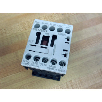 Siemens 3RH1271-1BB40 Relay 3RH12711BB40 - Used