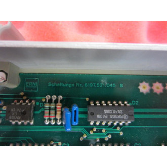 ERNI Schaltungs 6120.521.521 Converter Board 990E.CIF.521 - Used
