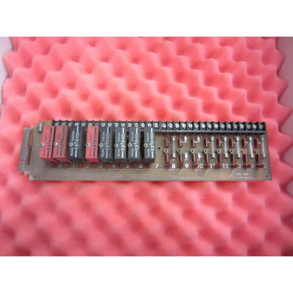 Crydom MS-16K MS16K Circuit Board Broken Corner - Used