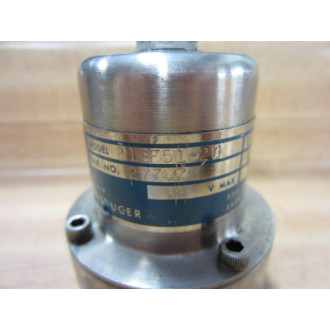 Viatran 218F51-28 Pressure Transducer 0-3000 Psig - Used