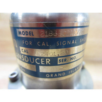Viatran 2186BC2AC780 Pressure Transducer 0-3000 Psig - Used