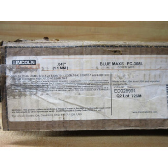 Lincoln Electric FC-308L Blue Max Cored Wire FC308L 21 Pound Spool