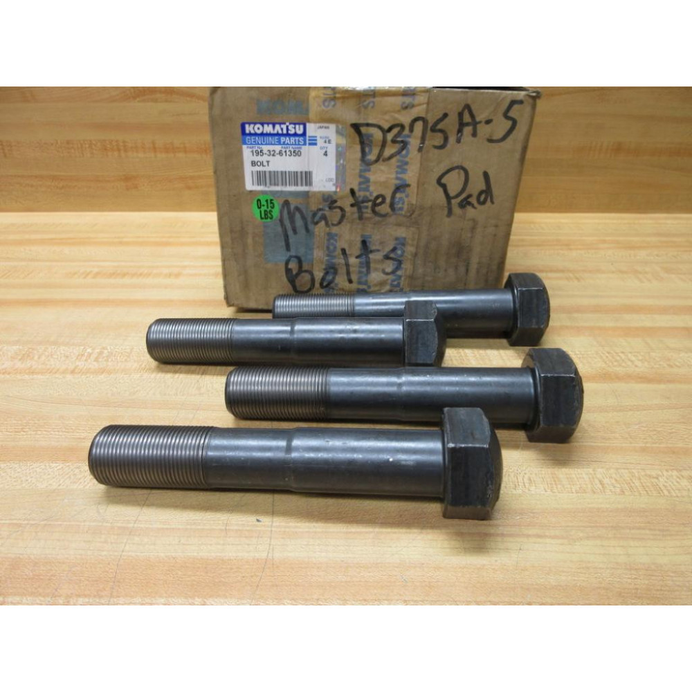 Komatsu 195-32-61350 Bolt 1953261350 (Pack of 4)