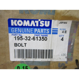 Komatsu 195-32-61350 Bolt 1953261350 (Pack of 4)