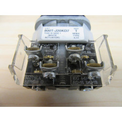 Allen Bradley 800T-J20KD7A Selector Switch - New No Box