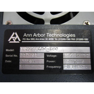Ann Arbor Tech INX6486D4-DSC INX6486D4DSC INX6000 User Interface Monitor - Used