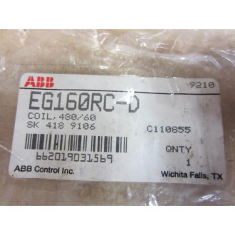ABB EG160RC-D Coil EG160RCD EG-160