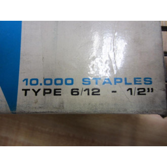 Atro 3306003 Staples Type 612-12" (Pack of 10000)