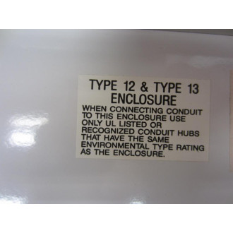 Hoffman 20-24-6 20246 Enclosure Type 12 And 13 - New No Box