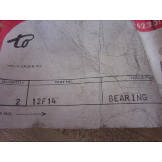 Gardner Denver 12F14 Bearing Inserts (Pack of 2)