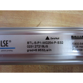 Balluff BTL-5-P1-M0254-P-S32 Micropulse Transducer  BTL5P1M0254PS32