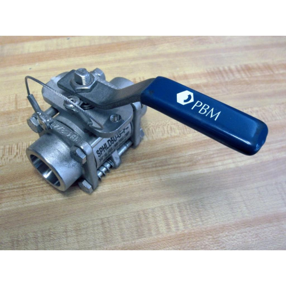 PBM SPHLD5U-G-F Ball Valve SPHLD5UGF - New No Box PBM SPHLD5U-G-F Ball Valve SPHLD5UGF - New No Box