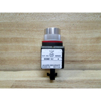 Allen Bradley 800MR-A2B Pushbutton 800MR-A2 WO Contacts (Pack of 4) - Used