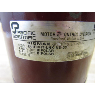 Pacific Scientific E41RCHT-LNK-NS-00 Stepper Motor E41RCHTLNKNS00 - Used